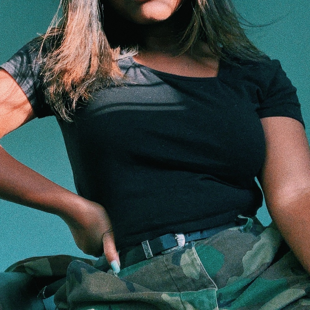 Square Neck Crop Top